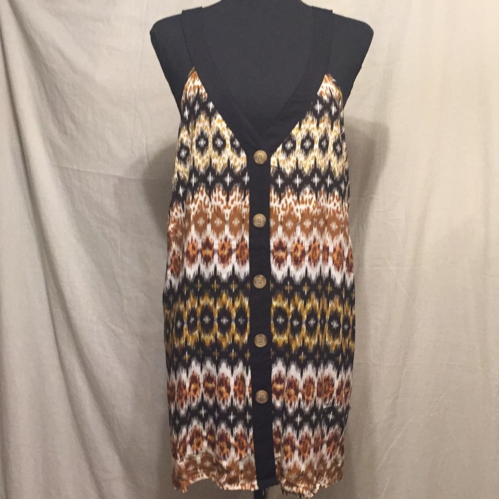 Unique spectrum summer blouse